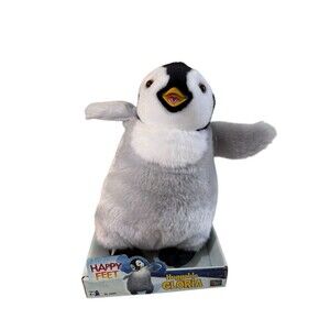 Happy Feet Huggable Gloria PenguinPlush Stuffed Animal RARE HTF Thinking Toy